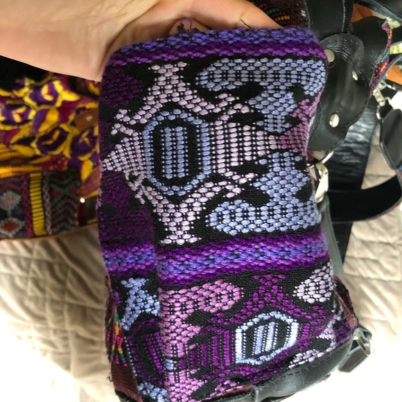 Nena & Co. Black Leather Convertible Day Bag - Picture 5 of 5